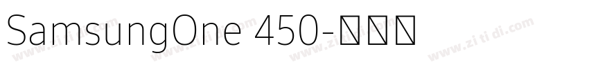 SamsungOne 450字体转换